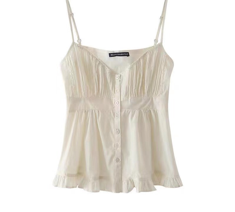Retro Lace Halter Top