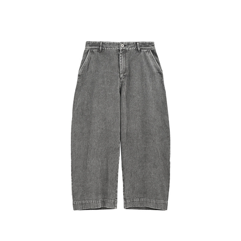 Washed Denim Pants